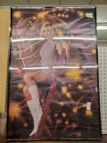 Barbara Eden 4th of July poster, in frame