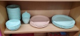 TEXAS and DALLAS WARE, Adware including plates, bowls, cups