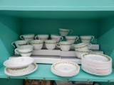 Large CORELLE grouping including green and brown