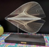 RONALD FOX lucite fish String Sculpture, vintage