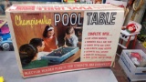 Vintage Transogram tabletop Championship Pool Table in box