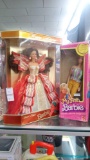 (2) BARBIE, SPECIAL EDITION HAPPY HOLIDAYS VINTAGE, MY FIRST BARBIE, IN BOXES