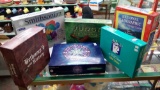 SIX NEWER VINTAGE / CLASSIC GAMES AND ACTIVITIES INCLUDING SMITHSONIAN CRYSTAL GLOWING, BETHUMPED