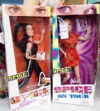 (2) GALOOB BRAND VINTAGE SPICE GIRLS DOLLS, IN BOX GERI, MELANIE C