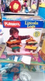 VINTAGE HASBRO/PLAYSCHOOL LINCOLN LOGS KIDS CLASSICS, APPROXIMATELY 194 PIECES