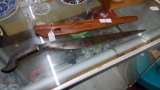 HANDCRAFTED, UNKNOWN ORIGIN, BICOL SWORD (PHILIPPINES)?, WITH WOODEN SHEATH