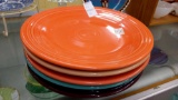 (6) FIESTA DINNERWARE PLATES 10.5