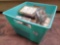 Bin OF new and used, boxed RUBBER STAMPS,