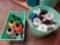 (2) bins of Thread spools