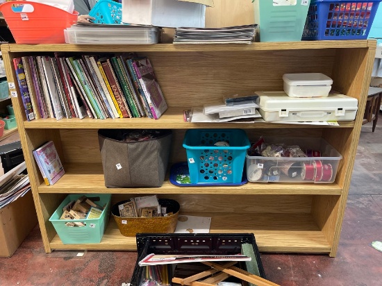 Sturdy long wood laminate bookshelf