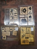 COLLECTION OF new RUBBER STAMPS,