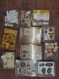 COLLECTION OF new, boxed RUBBER STAMPS,