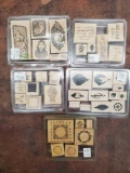 COLLECTION OF new and used, boxed RUBBER STAMPS,