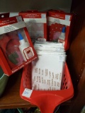 Handled basket of CLEAR STAMPS and Card Kits