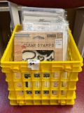 CRATE OF CRAFT STAMPS