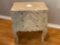 TWO DRAWER NIGHTSTAND WITH PULLOUT SHELF
