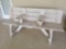 STRONG BUILD 3 SEAT WOODEN BENCH, OUTDOOR