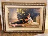 EXQUISITE - BELLE AMIE - OIL EMBELLISHED CANVAS GICLEE? BY ARIAN - CERTIFICATE OF AUTHENTICITY