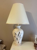 26 in. Ceramic Tropical Table Lamp with Shade