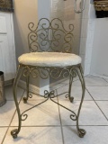 BEAUTIFUL VANITY CHAIR - SEAT STILL IN PROTECTIVE COVER