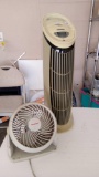 PAIR OF FANS INCLUDING LIFEWISE AND HONEYWELL