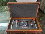 SCHUR DROPSTOP WINE KIT in wooden box