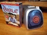 Another FELLOWES dvd holder including many Childrens and CHARLETON HESTON THE BIBLE SET