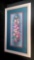 FRAMED AND MATTED BEHIND GLASS, BARBARA MOCK, GABRIELLE'S GARDEN PRINT