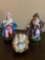 Vintage Nativity Christmas Set - Chalkware - Japan - Mary Baby Jesus Joseph