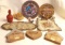 GROUPING OF CUTE EUROPEAN/WOOD ITEMS, MINIATURES, HOME SWEET HOME