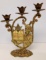 Very Old Vintage Judaica Sabbath Brass Candlestick Holder
