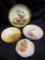(4) Antique Decorative plates including handpainted NIPPON, Bavaria and more