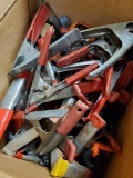 BOX PACKED FULL OF SPRING CLAMPS