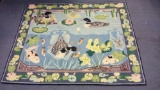 Claire Murray 4 FT x 5 FT DUCKS ON A POND RUG