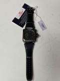 SINOBI Military Sports Watch and Square Men?s Leather Band Watch