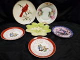 (6) Decorative Plates including Bavaria,Avon, Cardinal, Oriental and more