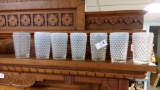 (7) Hobnail French (Opalescent) by FENTON? 5 Inch Tumblers