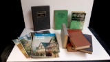 GROUP OF OLD BOOKS INCLUDING DIE HAUSFRAU, GERMAN,