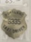 Vintage Portland Taxi Driver Badge - #3335