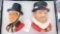 PAIR OF LEGEND PRODUCTS WALL HANGING CHALKWARE, BEEFEATER 1982, JAY JONES 1989