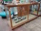 Antique Oak and Glass Shop Display cabinet