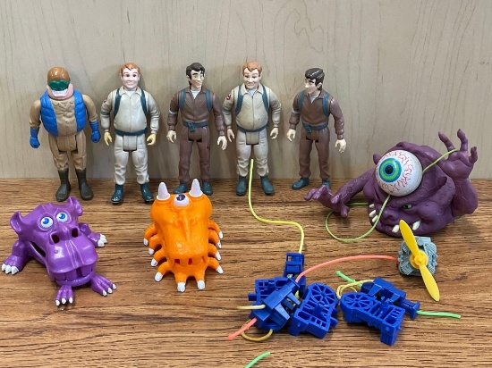 Bag of Vintage Ghostbusters Figures