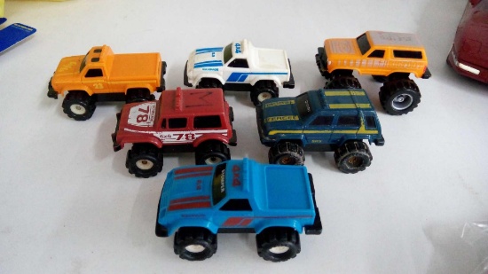 5 Stomper by Schaper monster truck mini toys from McDonald?s