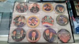 (12) BILL CLINTON 1993 INAUGURATION DAY PINS, 3.5