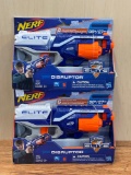 2 - Nerf N-Strike Elite Disruptor Guns - New in package