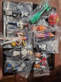 (11) GROUP ACTION FIGURES including Police Academy, scooby doo and more