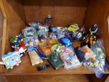 Box grouping of toys / action figures - Rubics cube, TMNT, Minions, My Little Pony and more