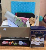 Box of Crafting Supplies - Stencils, Cricut, Stamps, Card Making