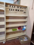 (1 of 2) DOUBLE SIDED COMMERCIAL ADJUSTABLE MERCHANDISE DISPLAY SHELVES AND RACK