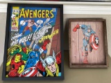 Framed Avengers Art and Captain America Pictures